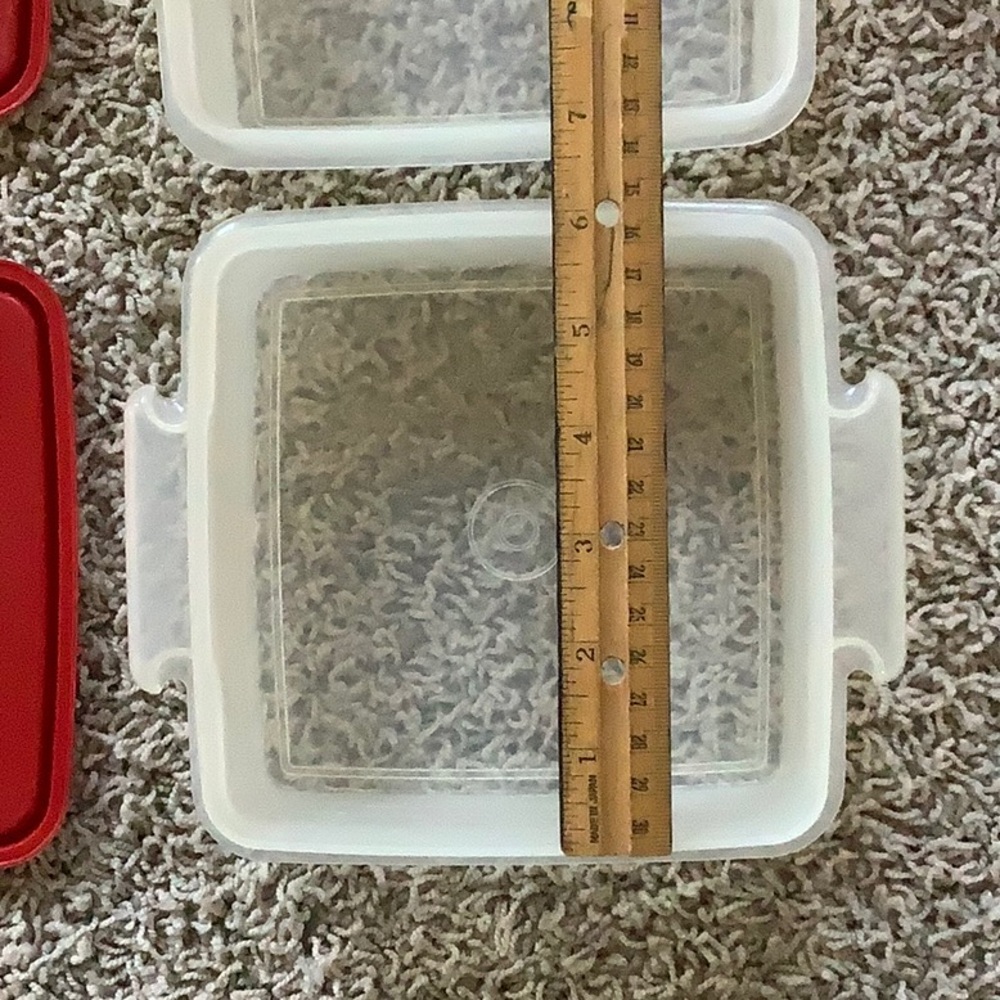 Vintage Tupperware-4 piece bundle with lids and handle - Picture 12 of 15